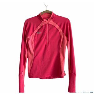 The North Face Flight Series Women Pink 1/4 Zip Pull Over Running Jacket S